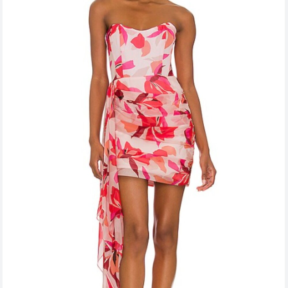 Katie May x REVOLVE Chasing Dawn Dress Pink Floral Size Small